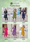 Fashion Queen By Kadlee Rayon Printed Kurti With Bottom Wholesalers In Surat